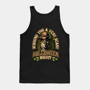 Halloween - Scarecrow Illustration Tank Top